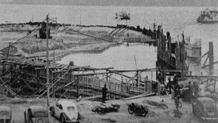 Port ferry, Konstanz – Le premier site de construction de la société Zementol1952